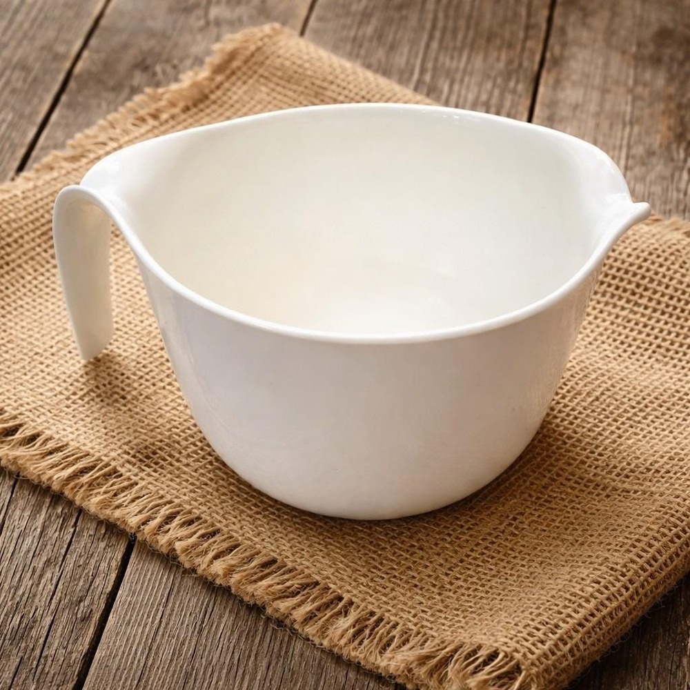Vintage Rubbermaid 3 Quart 12 Cup White Grip N Mix Batter Bowl Measuring #2663